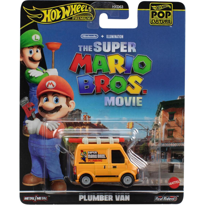 Hot Wheels Pop Culture Super Mario Bros Movie Plumber Van