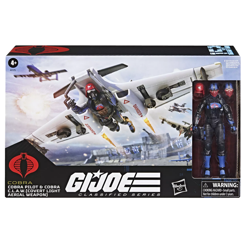 G.I. Joe Classified Series Cobra Pilot & Cobra C.L.A.W. (Covert Light Aerial Weapon)