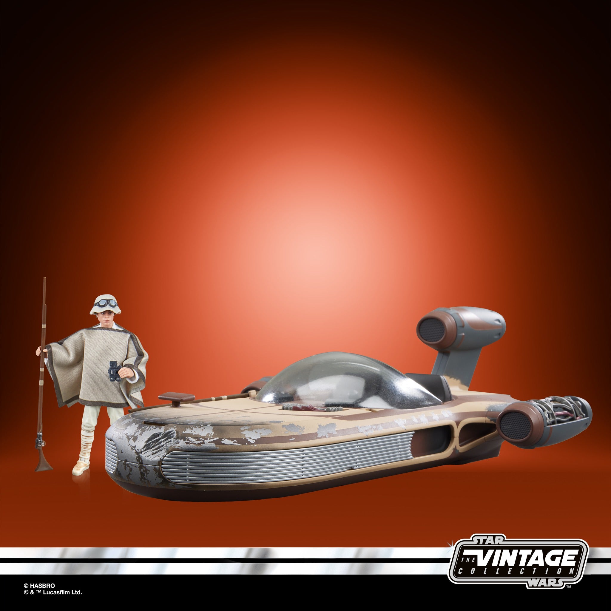 Star Wars Vintage Collection (New Hope) Landspeeder with Luke Skywalker (Tatooine)