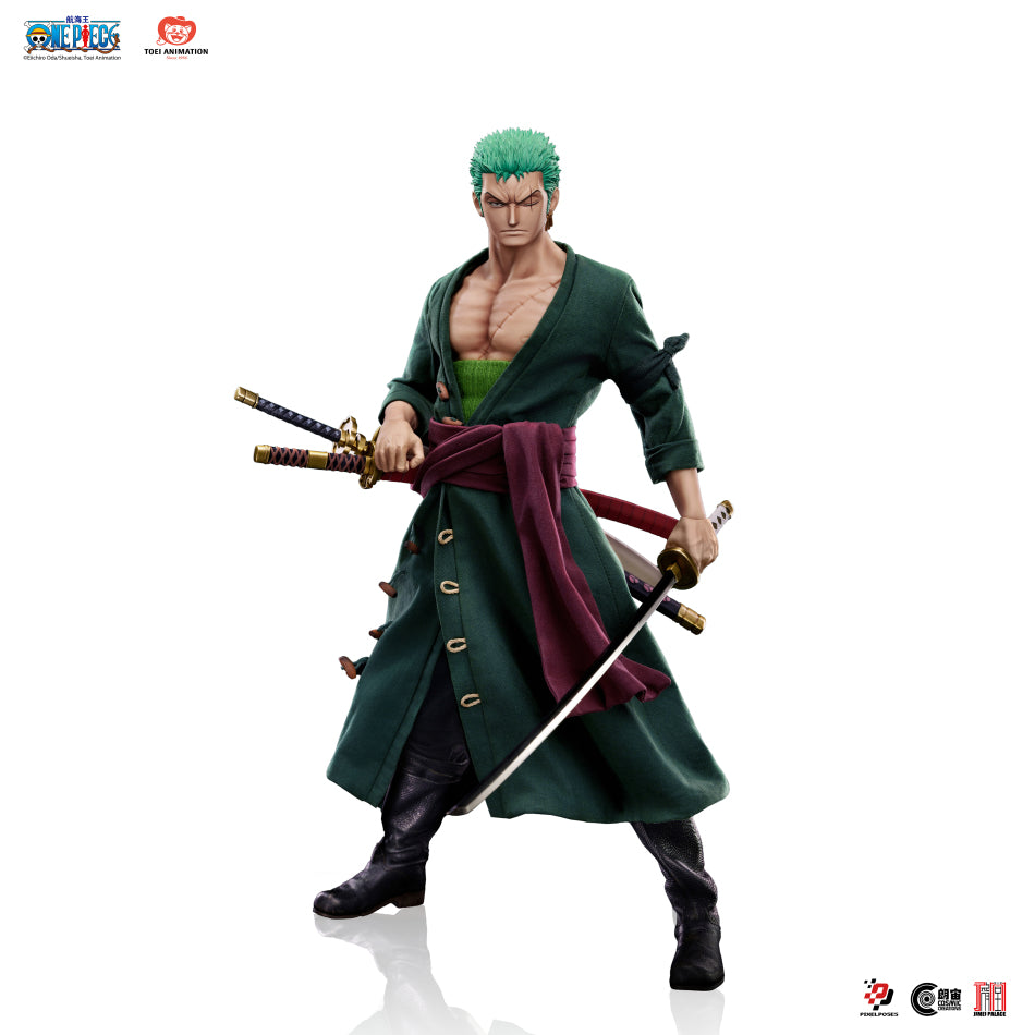 PRE-ORDER Jimei Palace x Pixel Poses One Piece Roronora Zoro 1/6 Scale Silicone Action Figure (Standard Version)