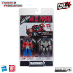 Transformers Page Punchers 3" Optimus Prime & Megatron