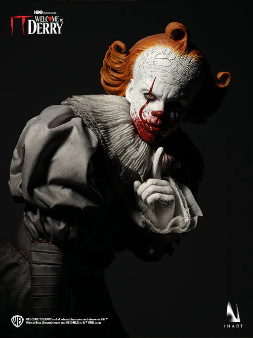 PRE ORDER InArt IT: Welcome To Derry Pennywise 1/6 Collectible Figure