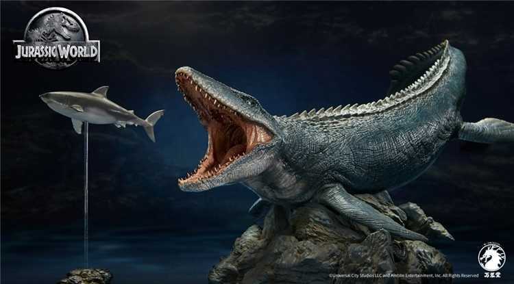 W-Dragon 1/35 Scale Jurassic World Mosasaurus PVC Statue