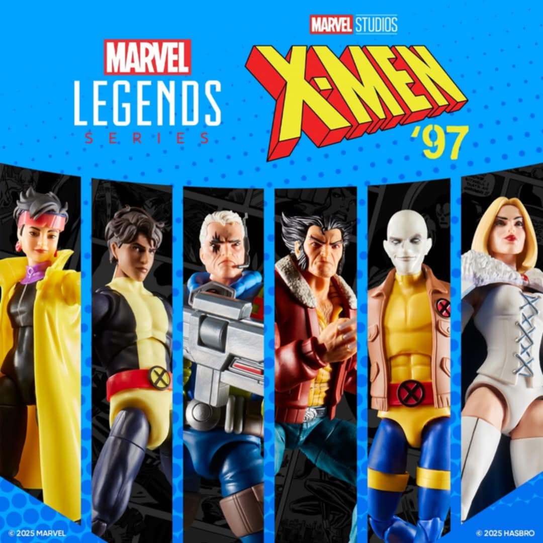 Marvel Legends X-Men 97 (Wave 2) Set of 6 - Logan, Jubilee, Cable, Sunspot, Morph & Emma Frost