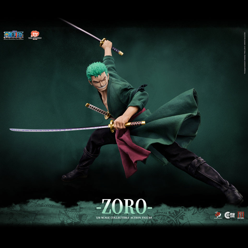PRE-ORDER Jimei Palace x Pixel Poses One Piece Roronora Zoro 1/6 Scale Silicone Action Figure (Standard Version)
