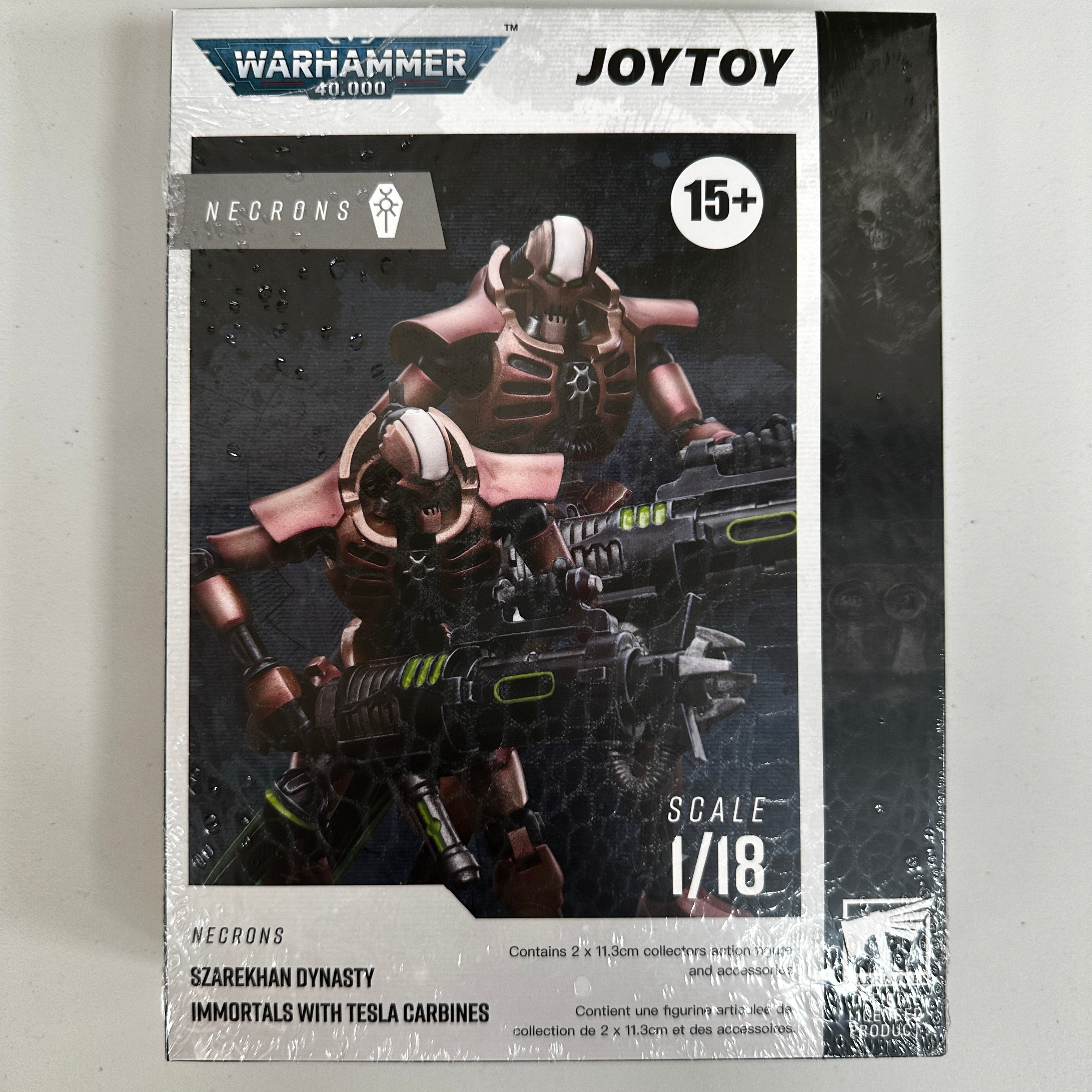 JOYTOY Warhammer 1/18 Szarekhan lmmortal with Tesla Carbines