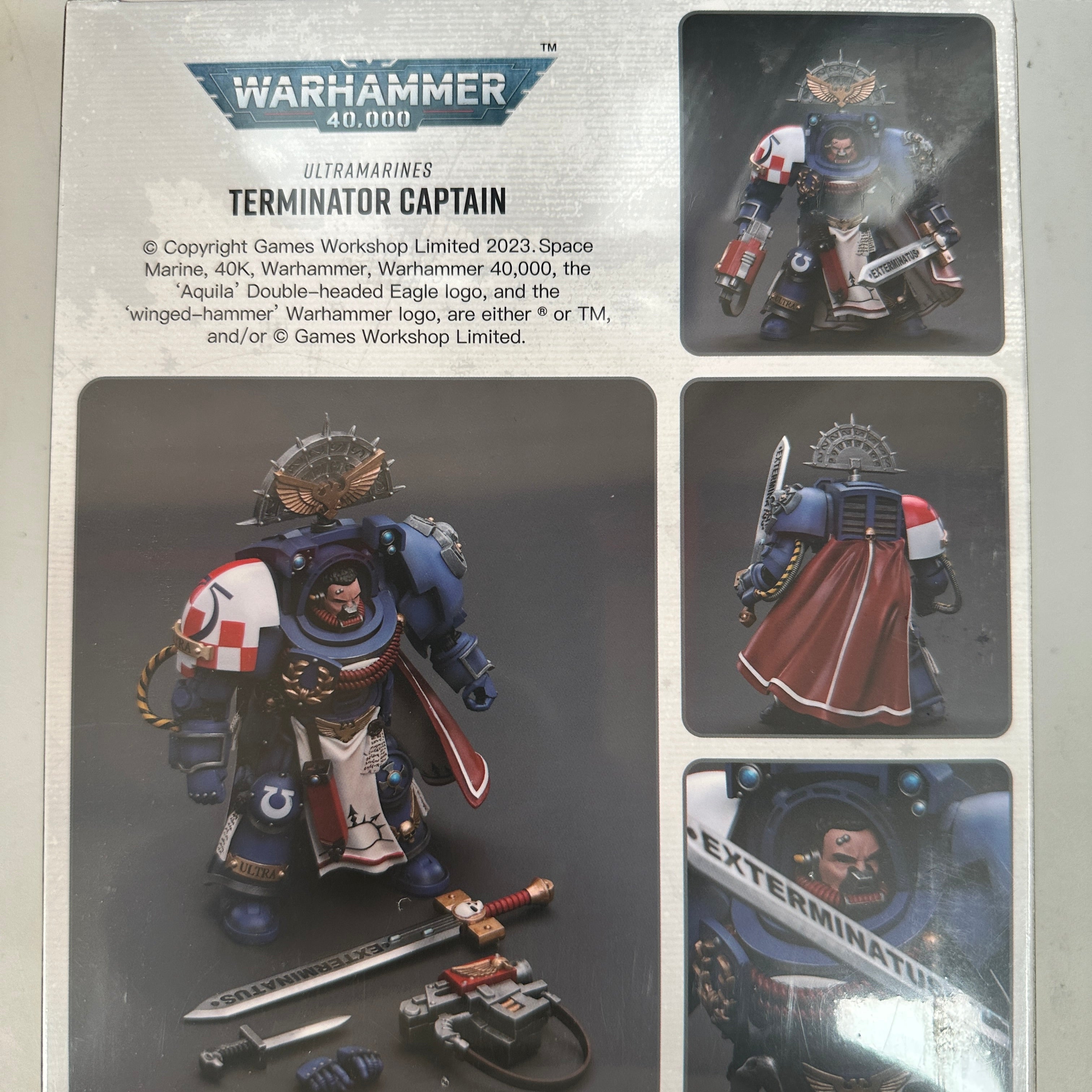 JOYTOY Warhammer 1/18 Ultramarines Terminator Captain