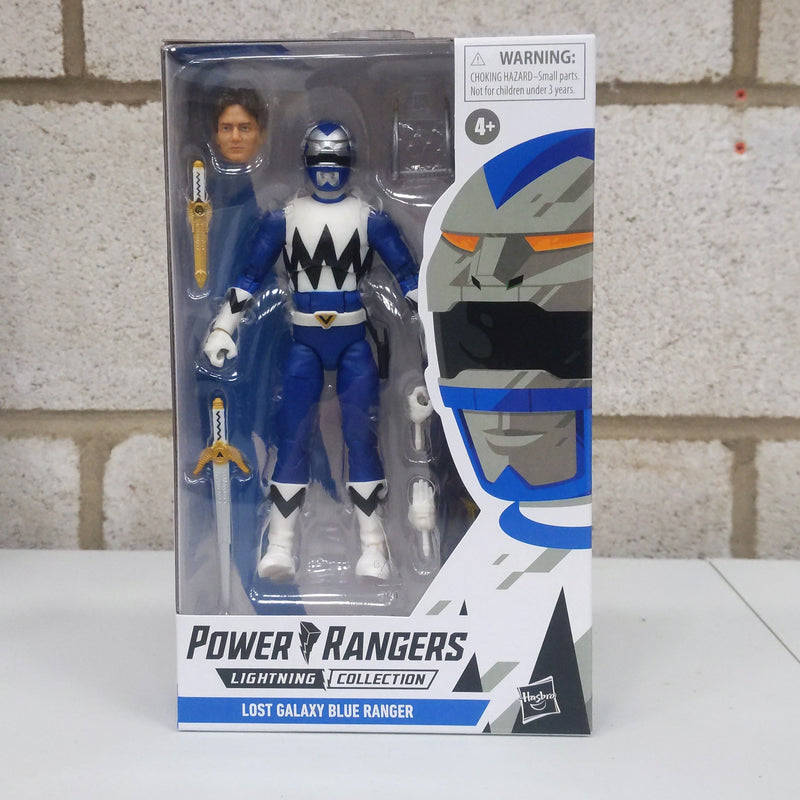 Power Rangers Lightning Collection Lost Galaxy Blue Ranger PRE-OWNED