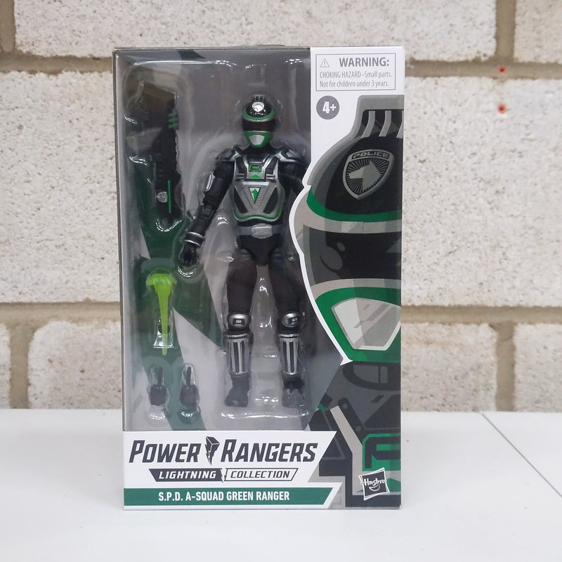 Power Rangers Lightning Collection S.P.D. A Squad Green Ranger PRE-OWNED