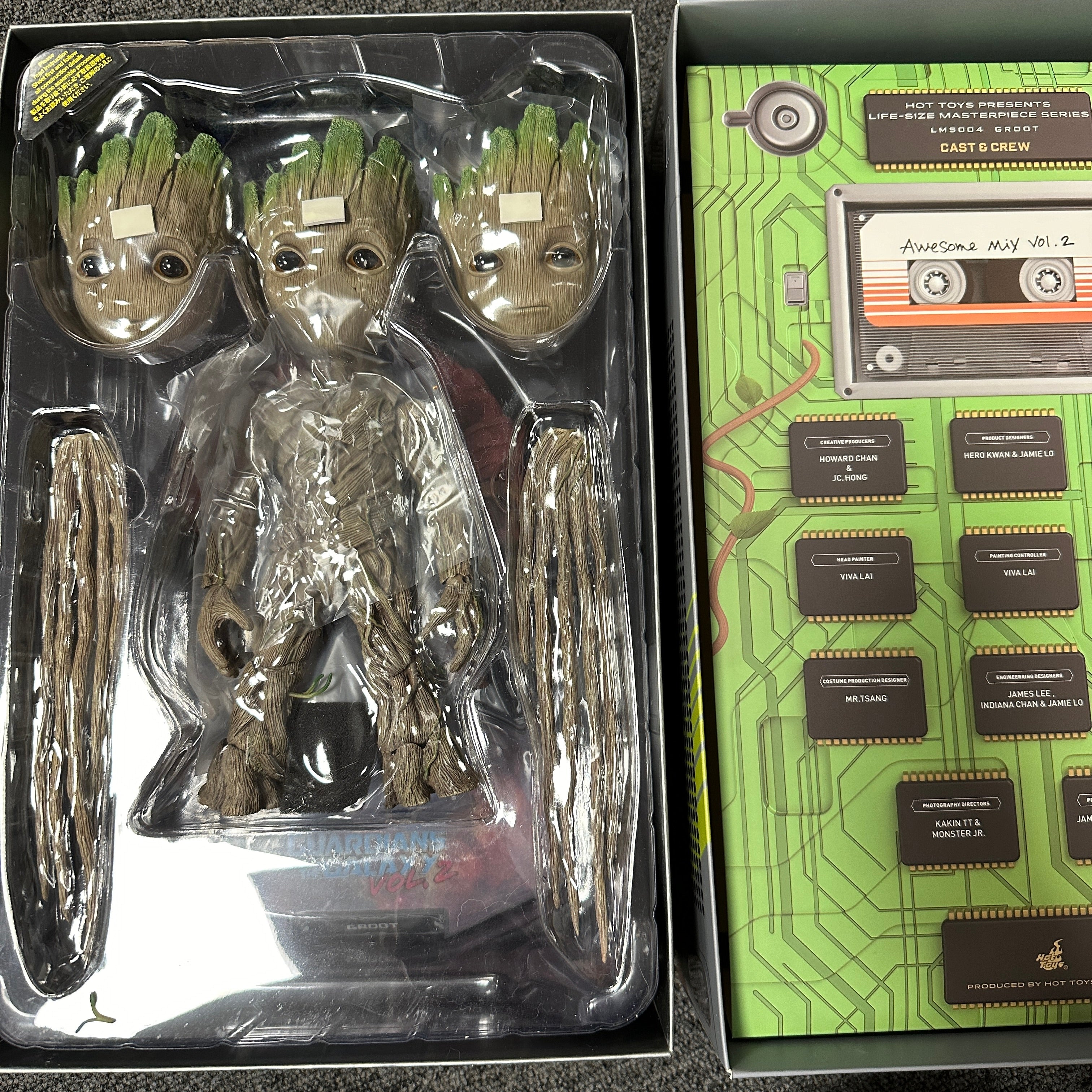 Hot Toys Lifesize 1:1 Guardians of the Galaxy Vol:2 Baby Groot PRE OWNED