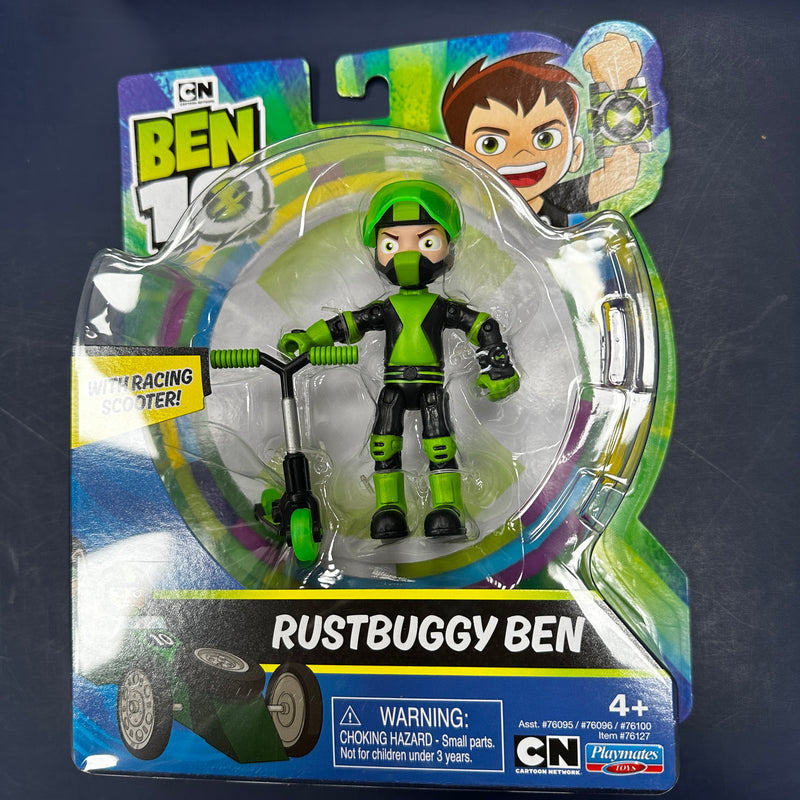 Ben 10 Rustbuggy Ben & Scooter Figure