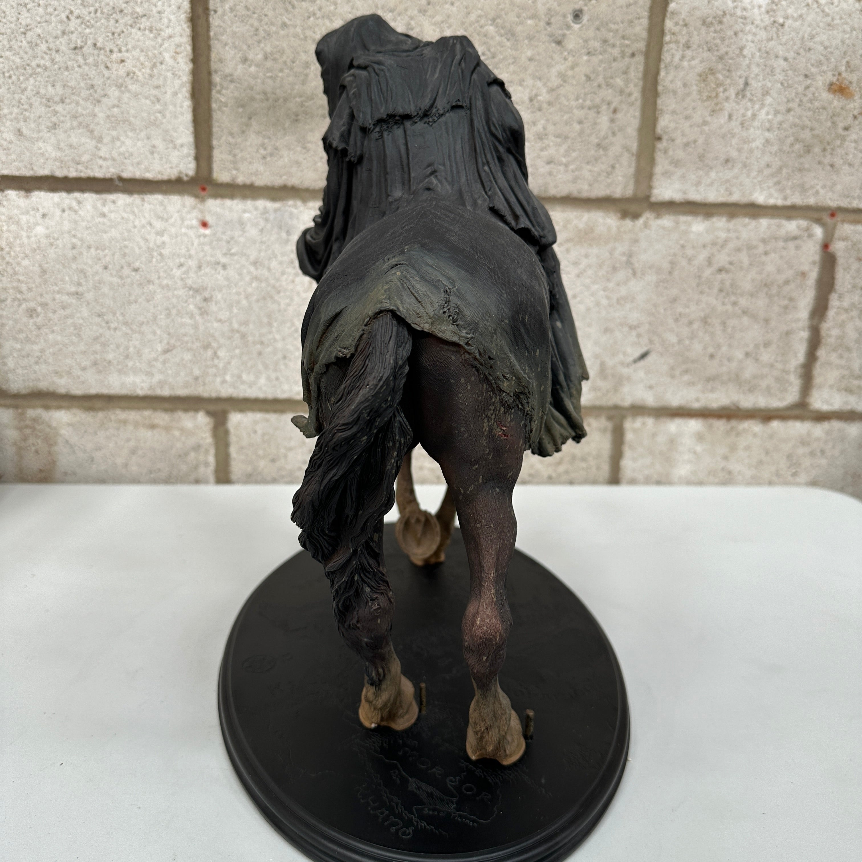 Sideshow Weta Lord of the Rings Ringwraith and Steed Statue PRE OWNED