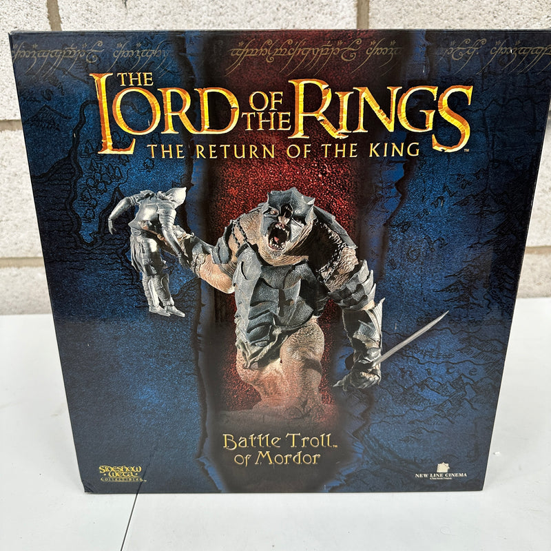 Sideshow Weta Lord of the Rings Battle Troll of Mordor Statue PRE OWNED