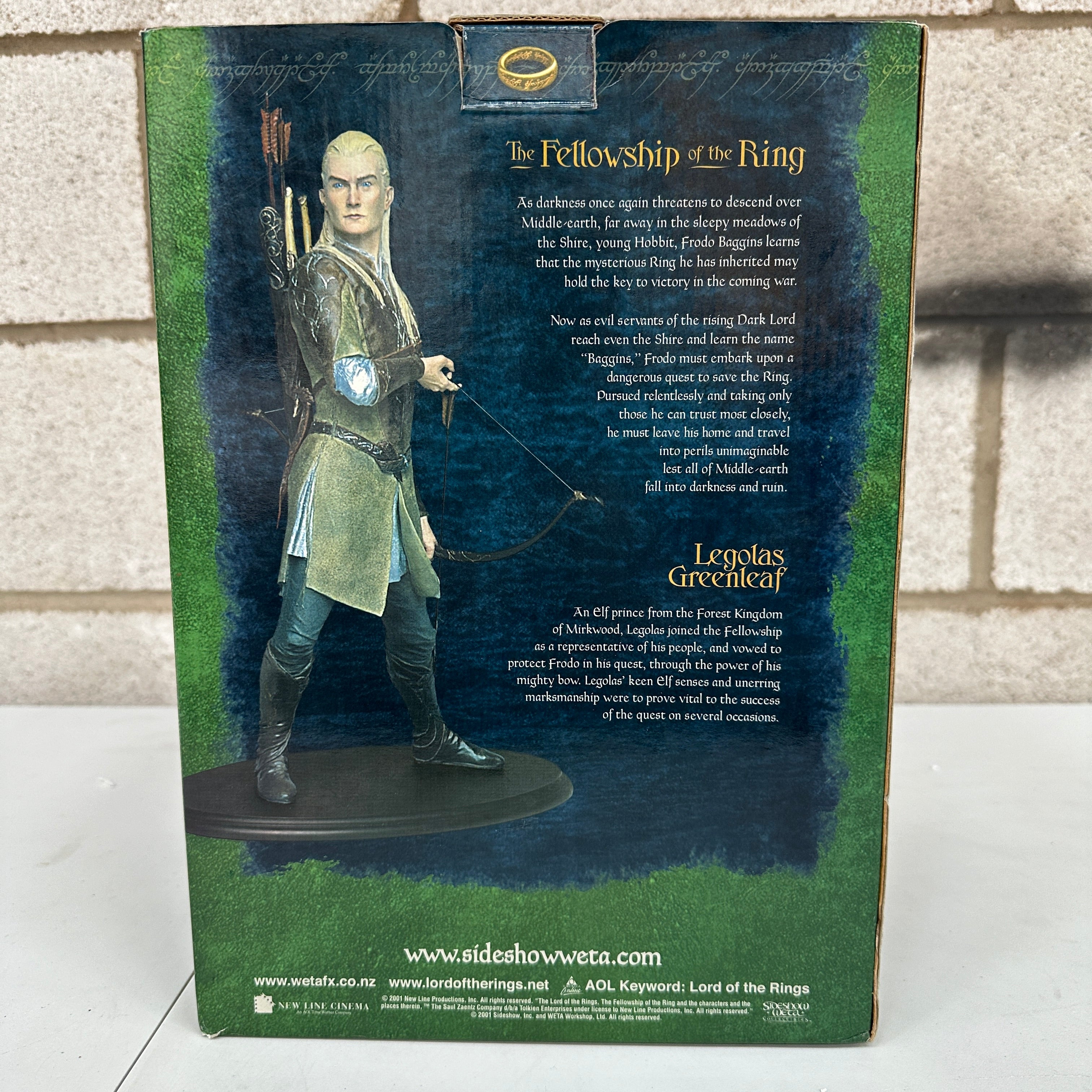Sideshow Weta Lord of the Rings Legolas Greenleaf Statue PRE OWNED