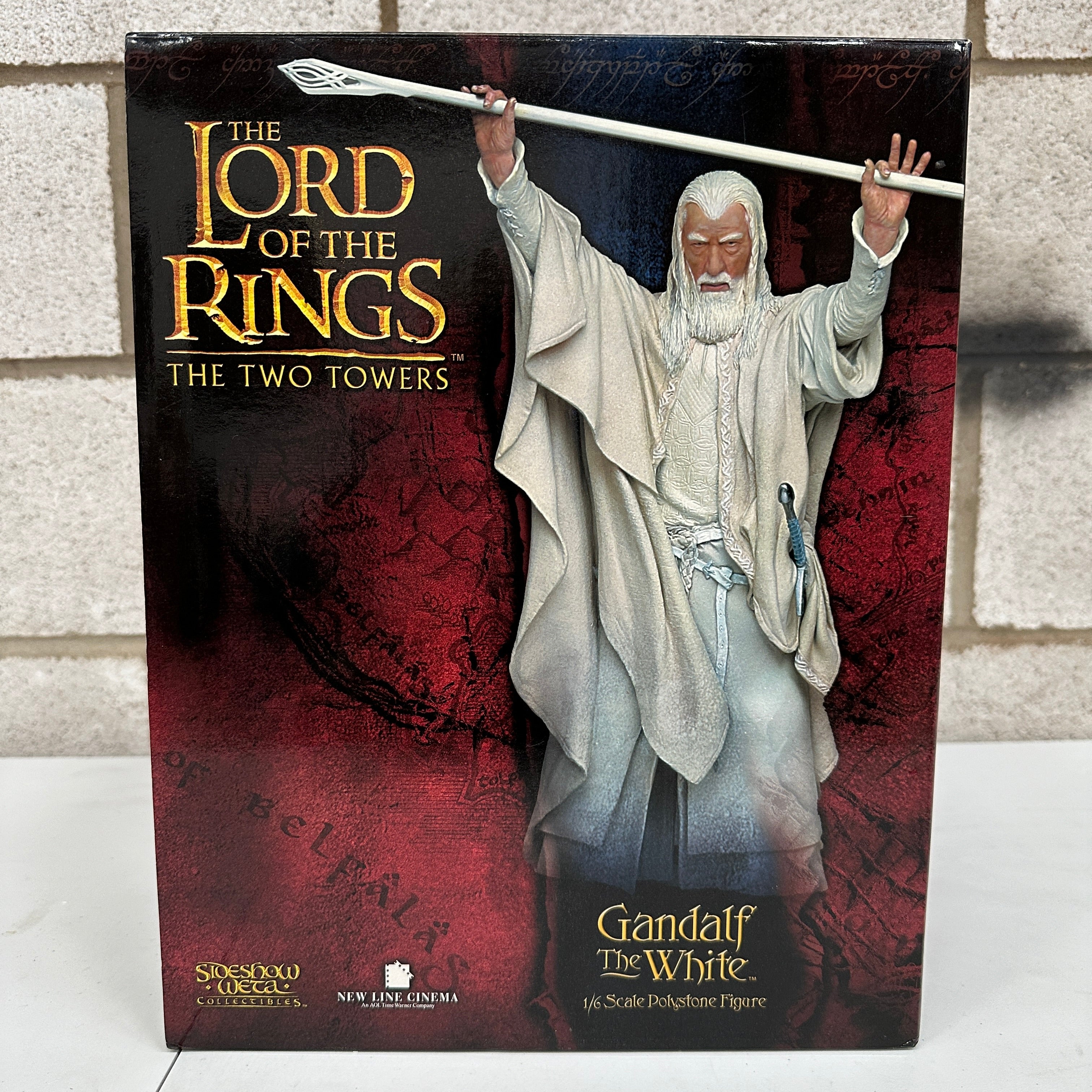 Sideshow Weta Lord of the Rings Gandalf the White Statue PRE OWNED