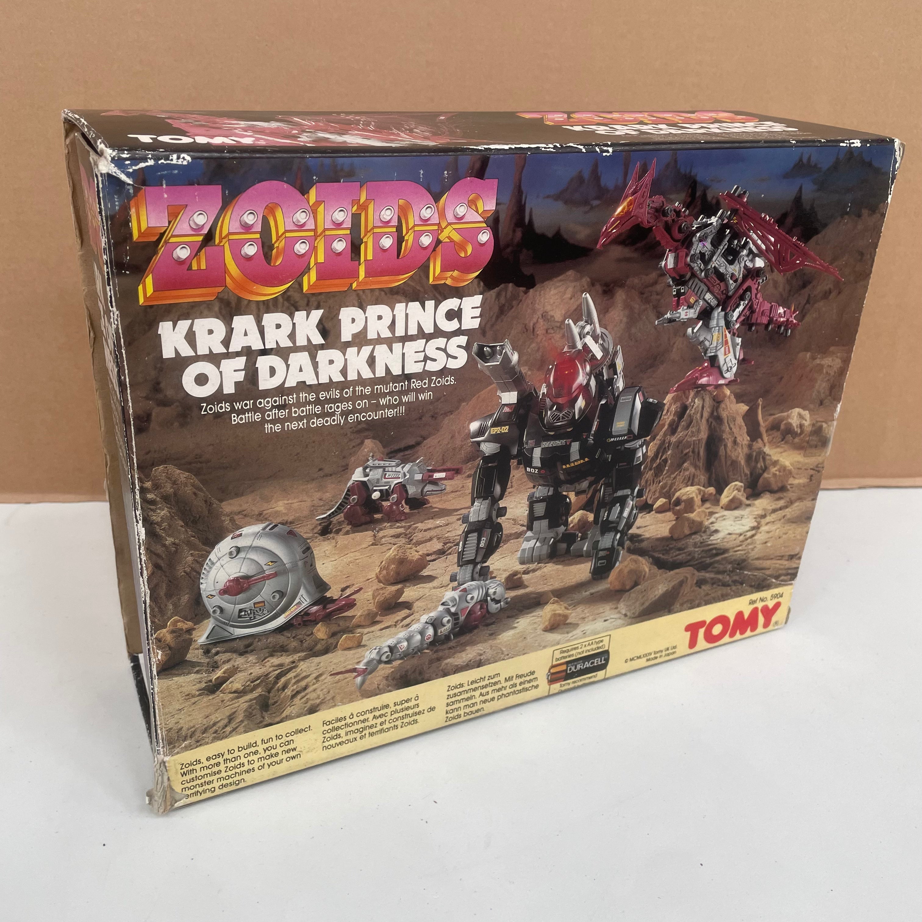 Zoids Vintage Boxed Krark Prince Of Darkness