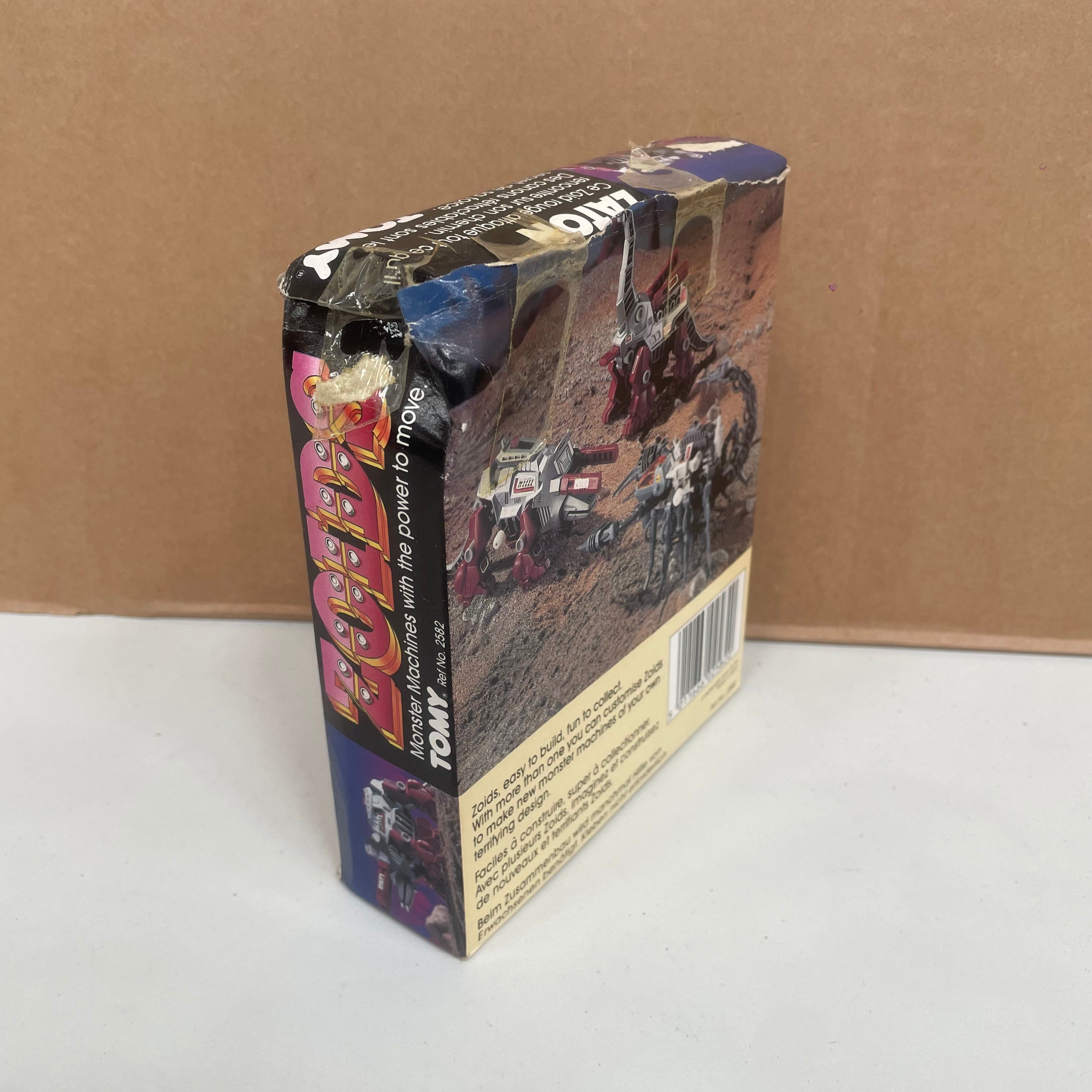 Zoids Vintage Boxed Zaton Damaged