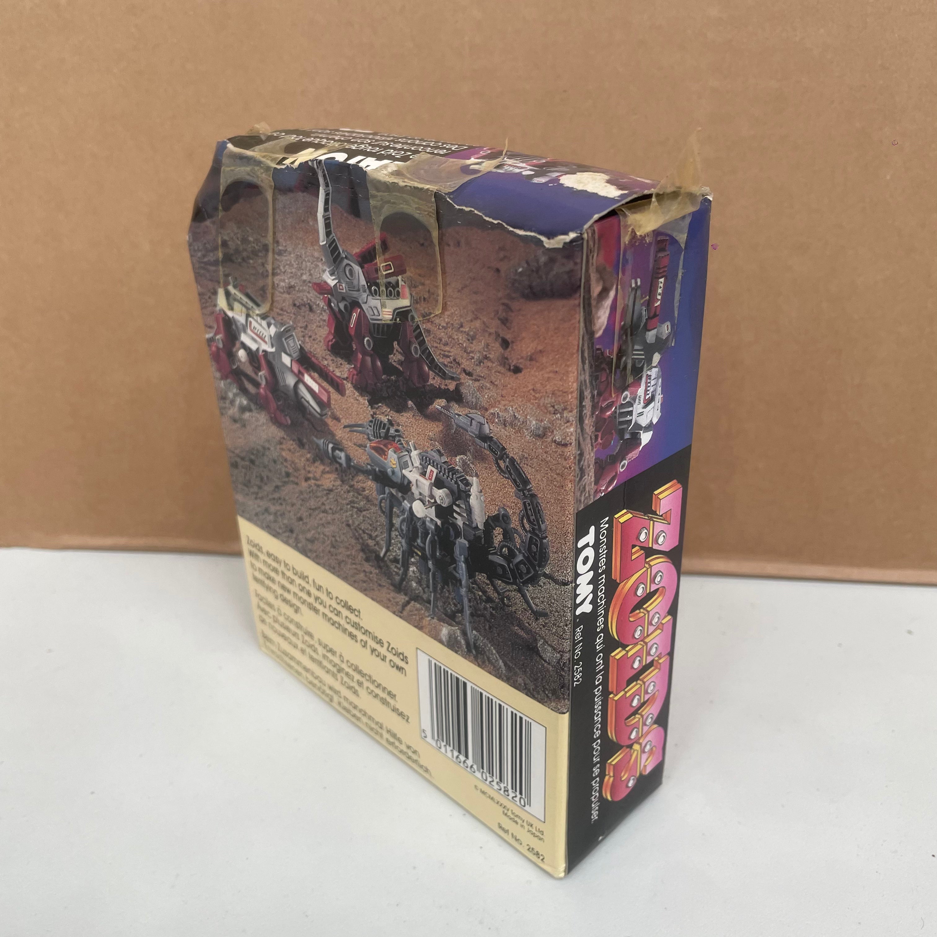 Zoids Vintage Boxed Zaton Damaged