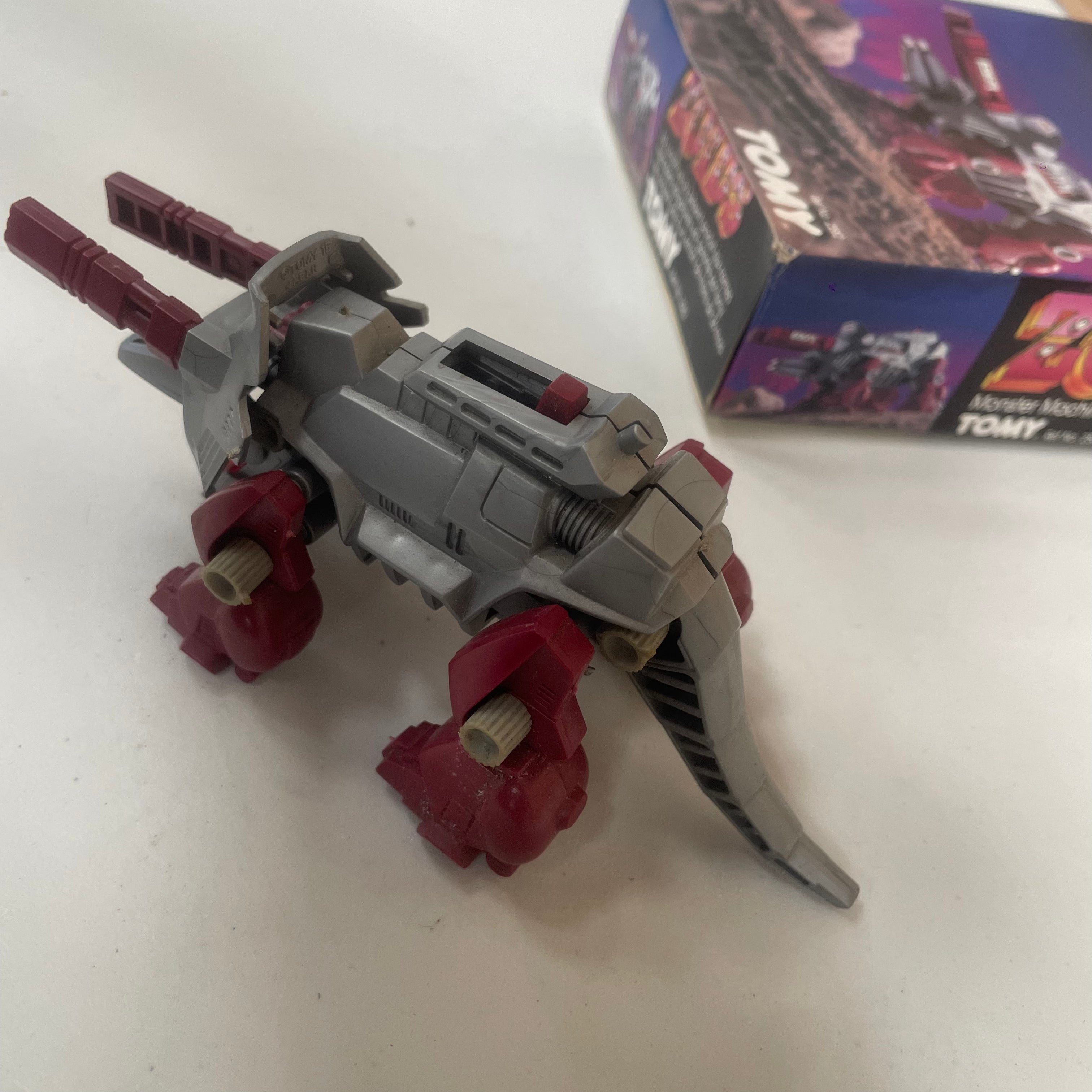 Zoids Vintage Boxed Zaton Damaged