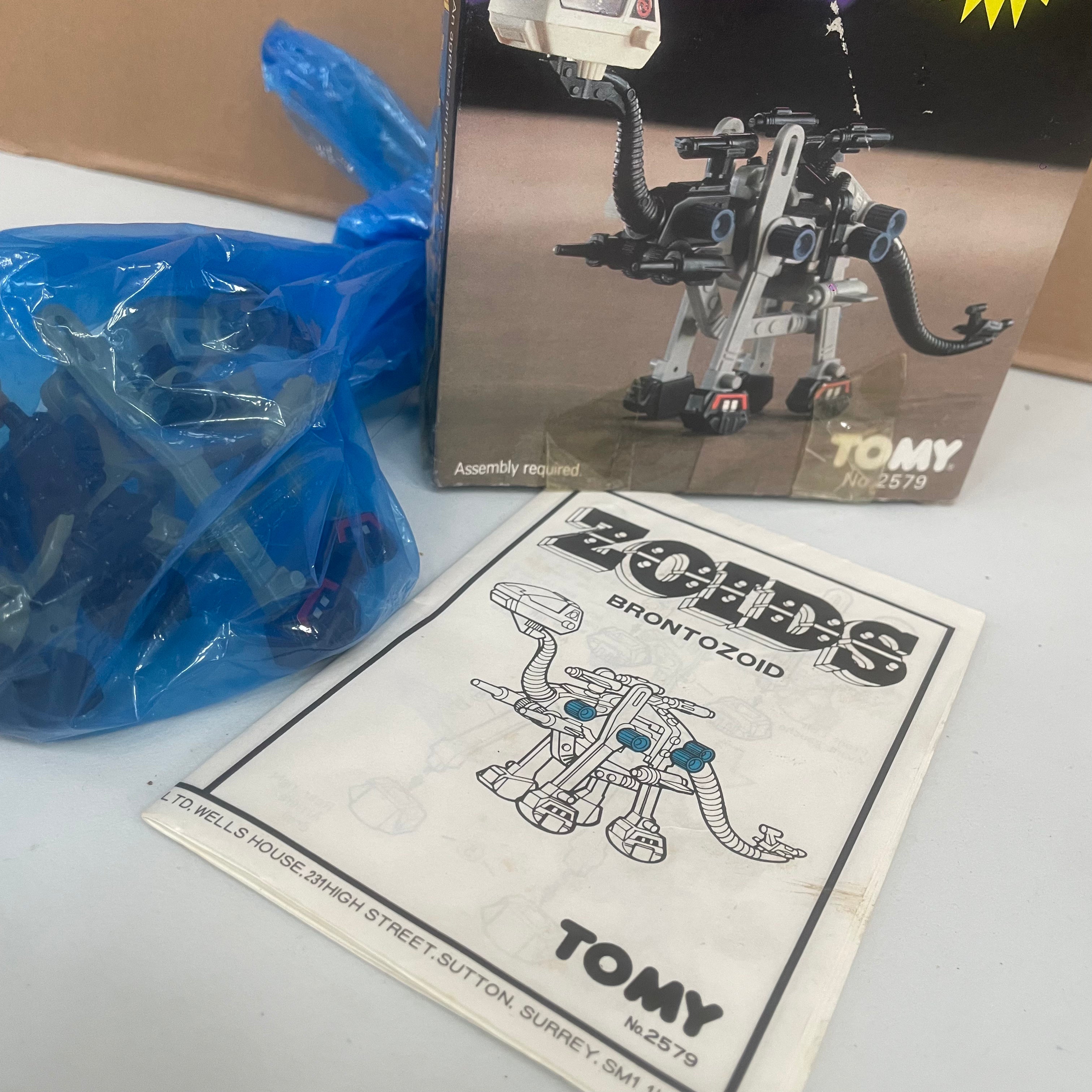 Zoids Vintage Boxed Brontozoid (Damaged)