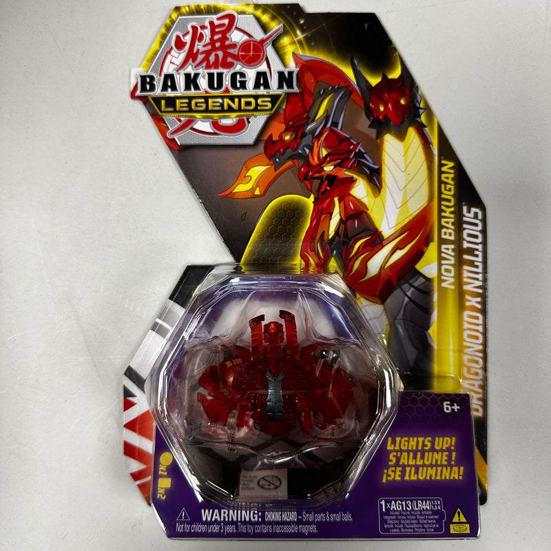 Bakugan Legends Nova Bakugan Dragonoid X Nillious (Red)