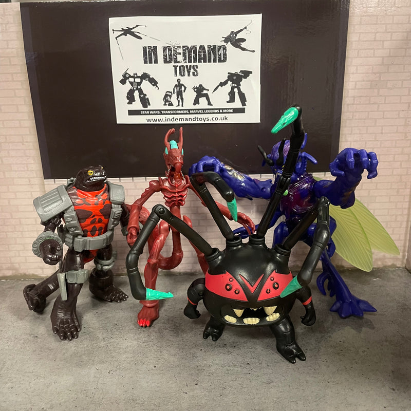 Nickelodeon Teenage Mutant Ninja Turtles /Villans pack x 4 / TMNT Pre Owned