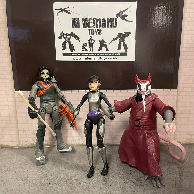 Nickelodeon Teenage Mutant Ninja Turtles / Heroes & Villans pack x 3 / TMNT Pre Owned