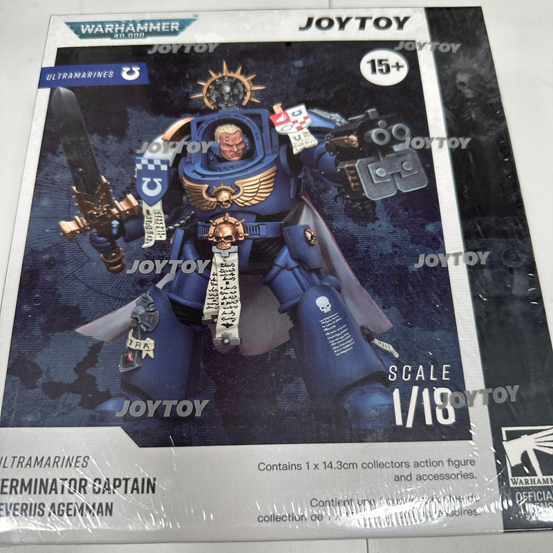 JOYTOY 1/18 Warhammer 40K Ultramarines Terminator Captain Severus Agemman