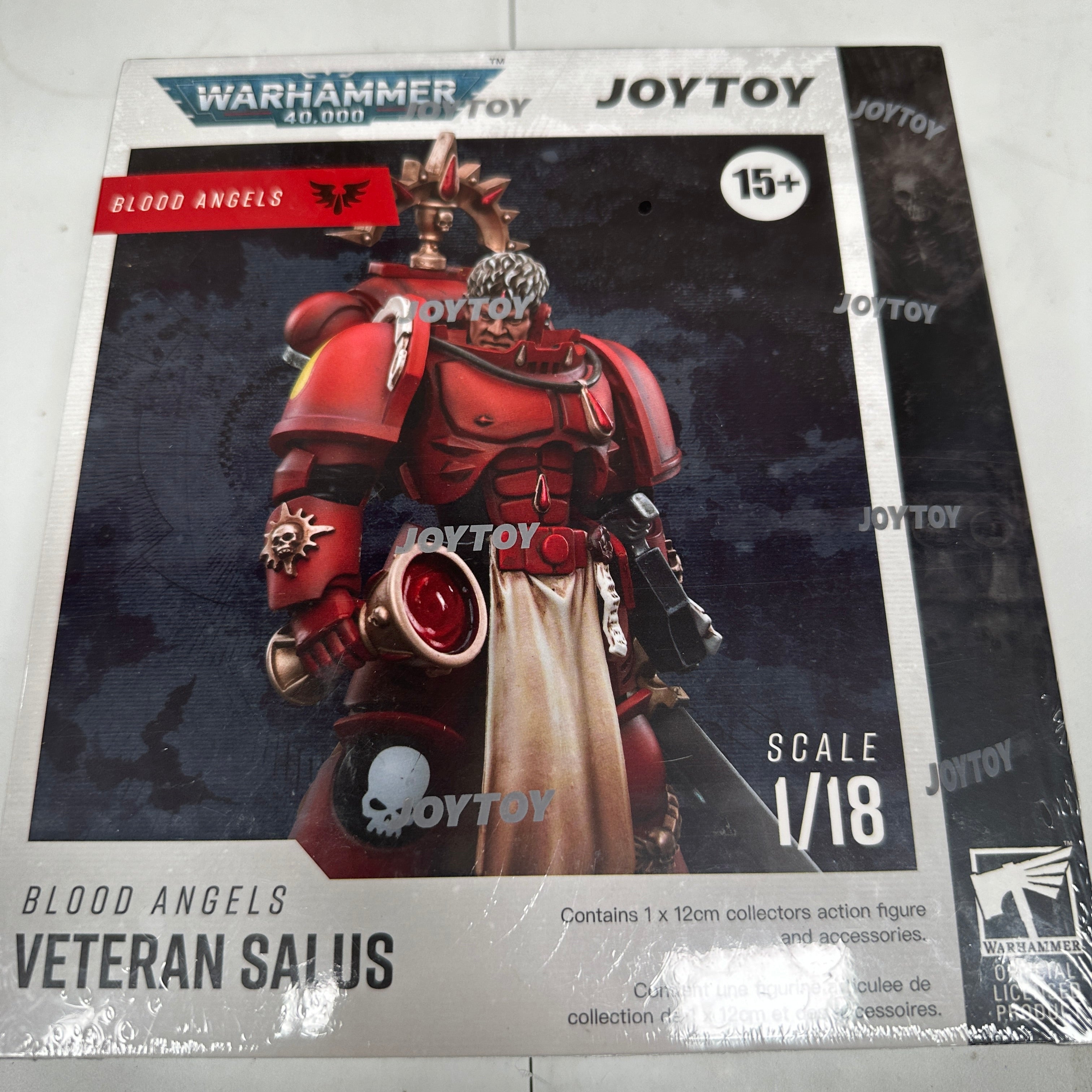 JOYTOY 1/18 Warhammer 40K Blood Angels Veteran Salus