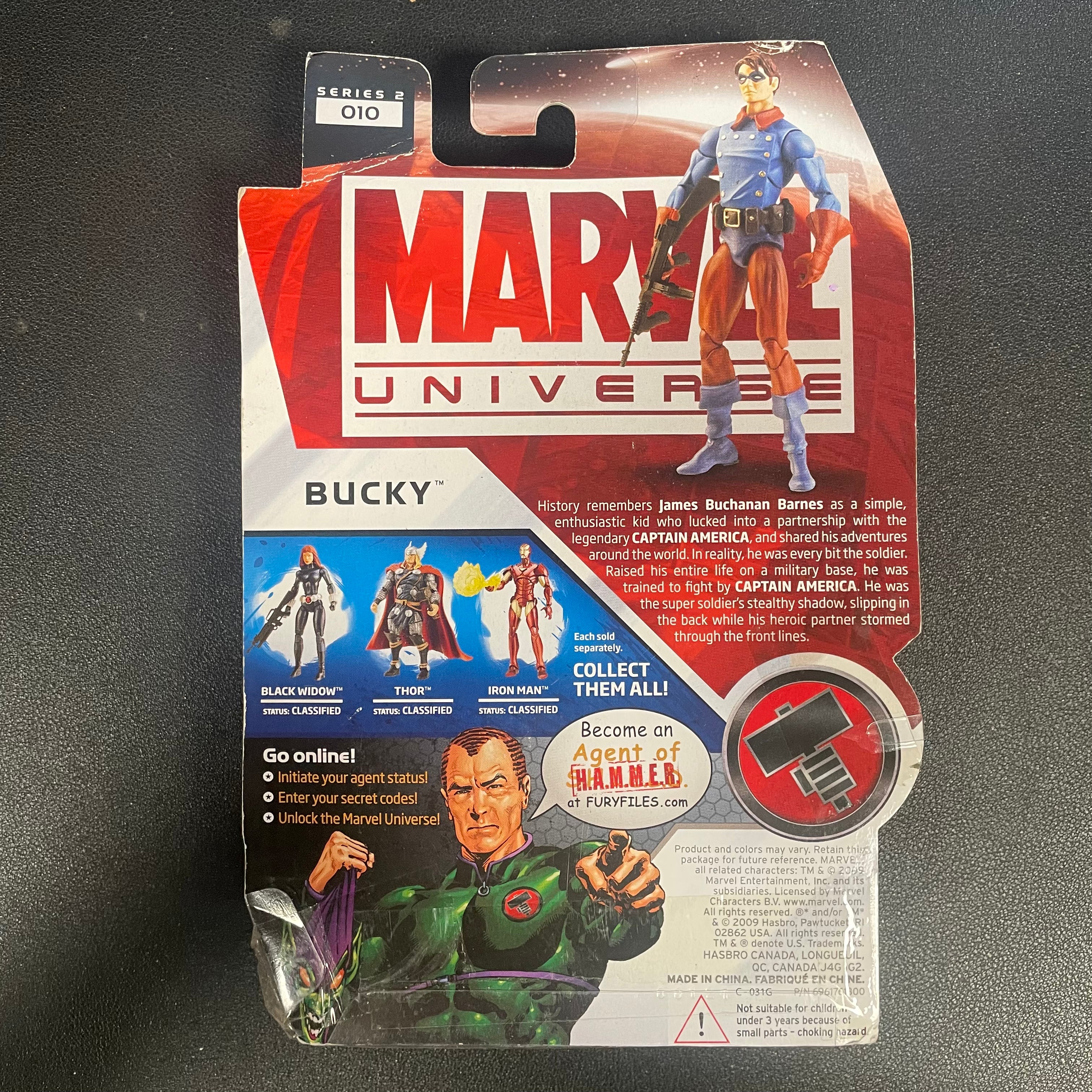 Marvel Universe 3.75" Bucky (Pre Owned)