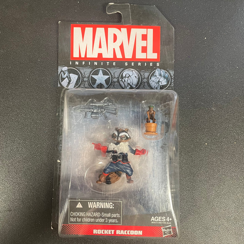 Marvel Infinite Series 3.75" Rocket Racoon (Pre Owned) (A)