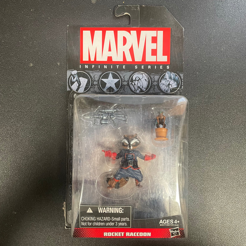 Marvel Infinite Series 3.75" Rocket Racoon (Pre Owned) (B)