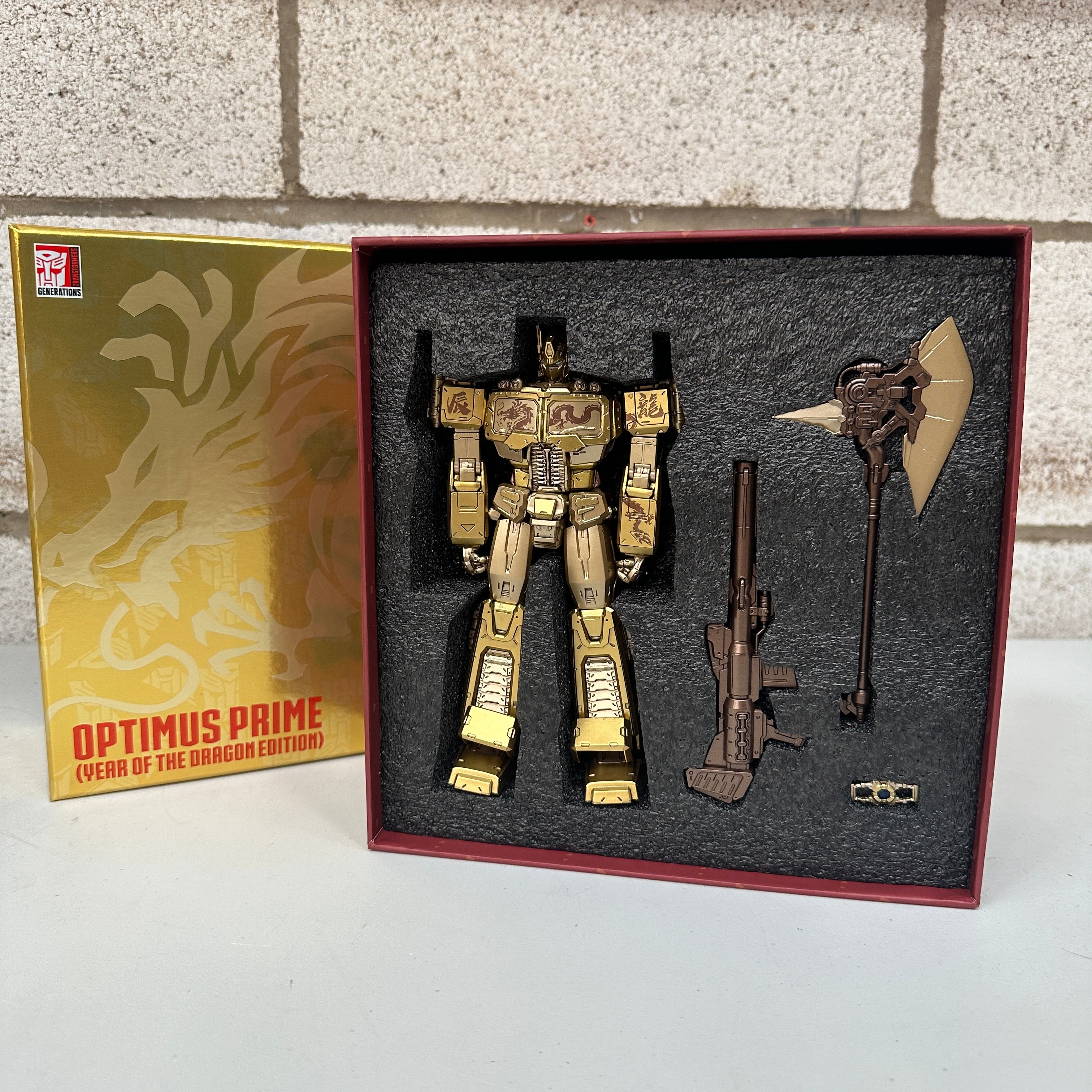 Transformers Threezero MDLX 7" Year of the Dragon Optimus Prime Articulated Figure