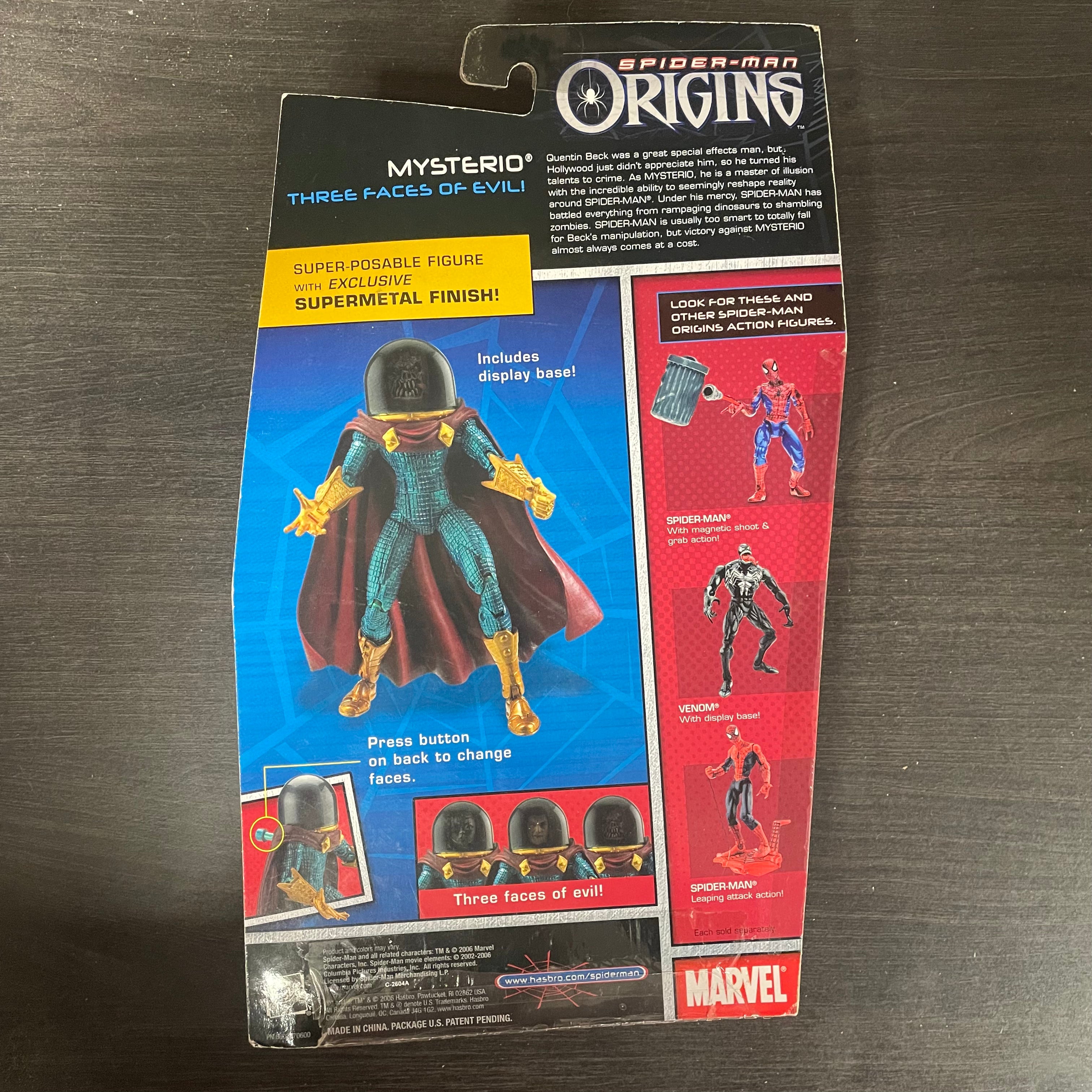 Spider-Man Origins Mysterio Hasbro Pre Owned