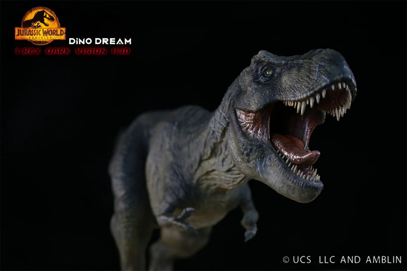 Dino Dream Jurassic World Dominion Tyranosaurus Rex Dark Version 1/30 Scale Resin Model