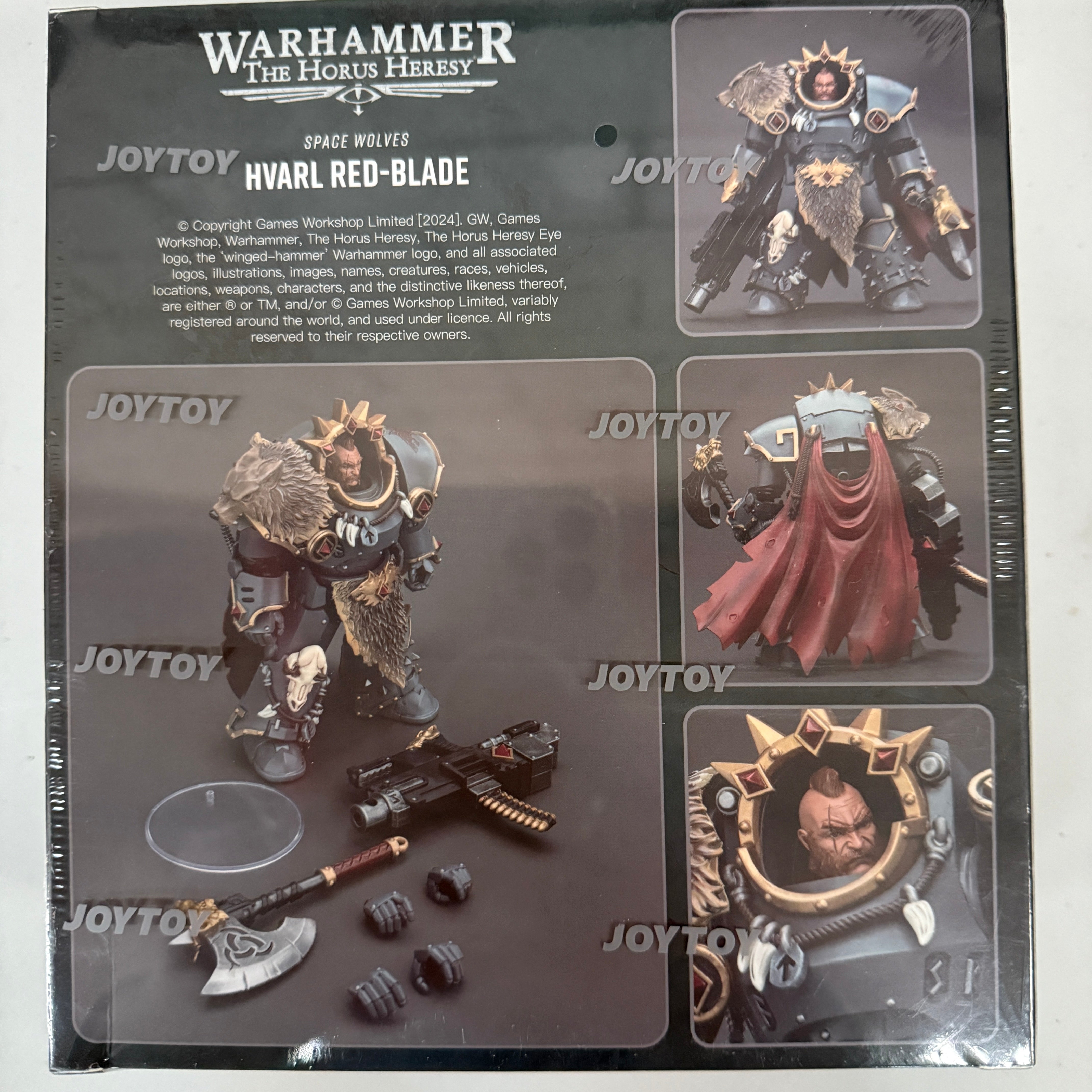 JOYTOY 1/18 Warhammer The Horus Heresy Space Wolves Hvarl Red-Blade