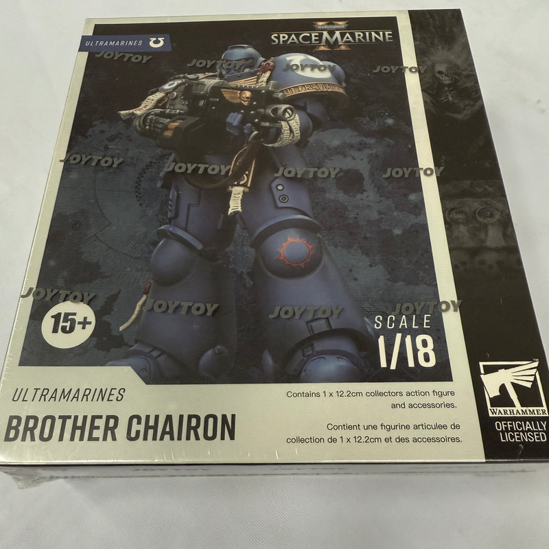 JOYTOY 1/18 Warhammer Space Marine 2 Ultramarines Brother Chairon