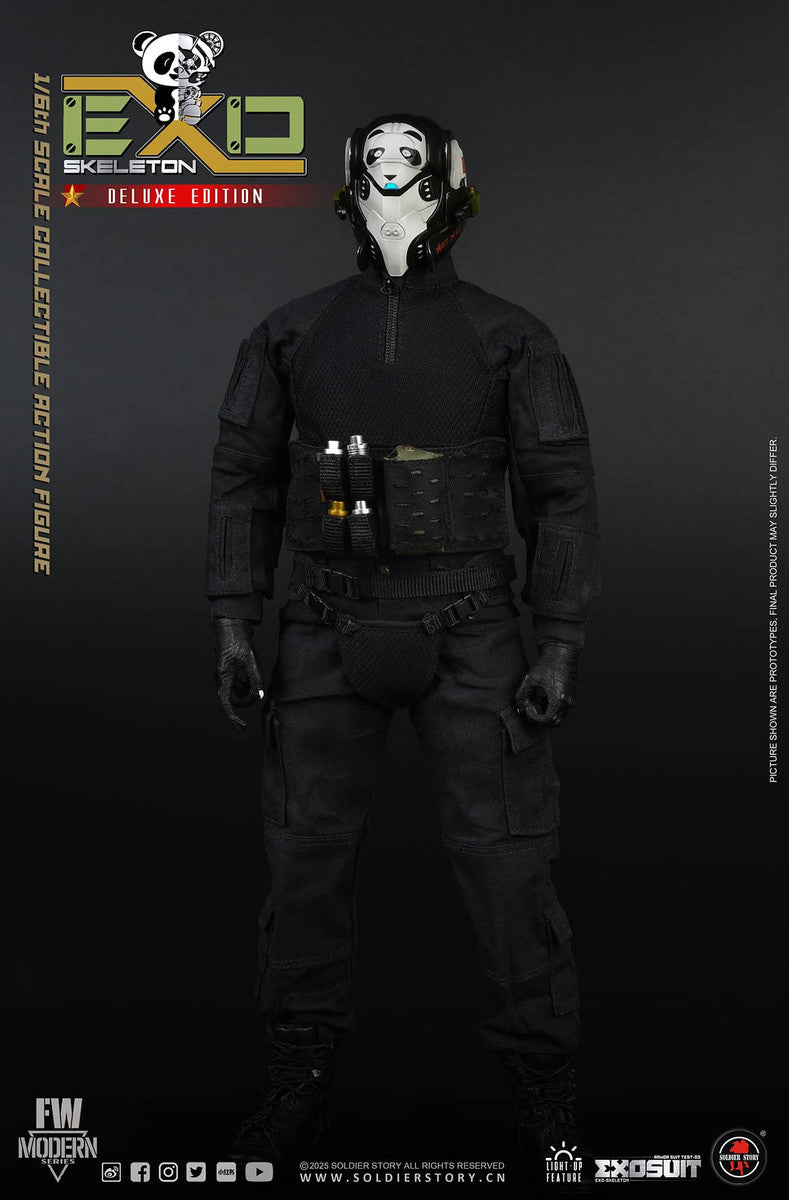 PRE-ORDER Soldier Story EXO-Skeleton Armor Suit Test-03 Panda Division DX Version 1/6 Scale Collectible Figure