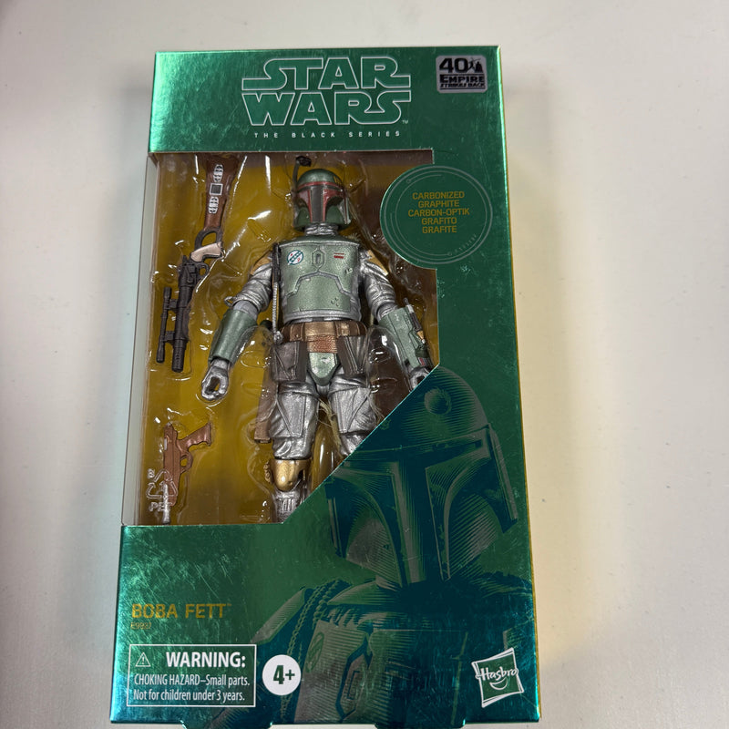 Star Wars Black Series Boba Fett Carbonized (Empire 40th) PRE-OWNED