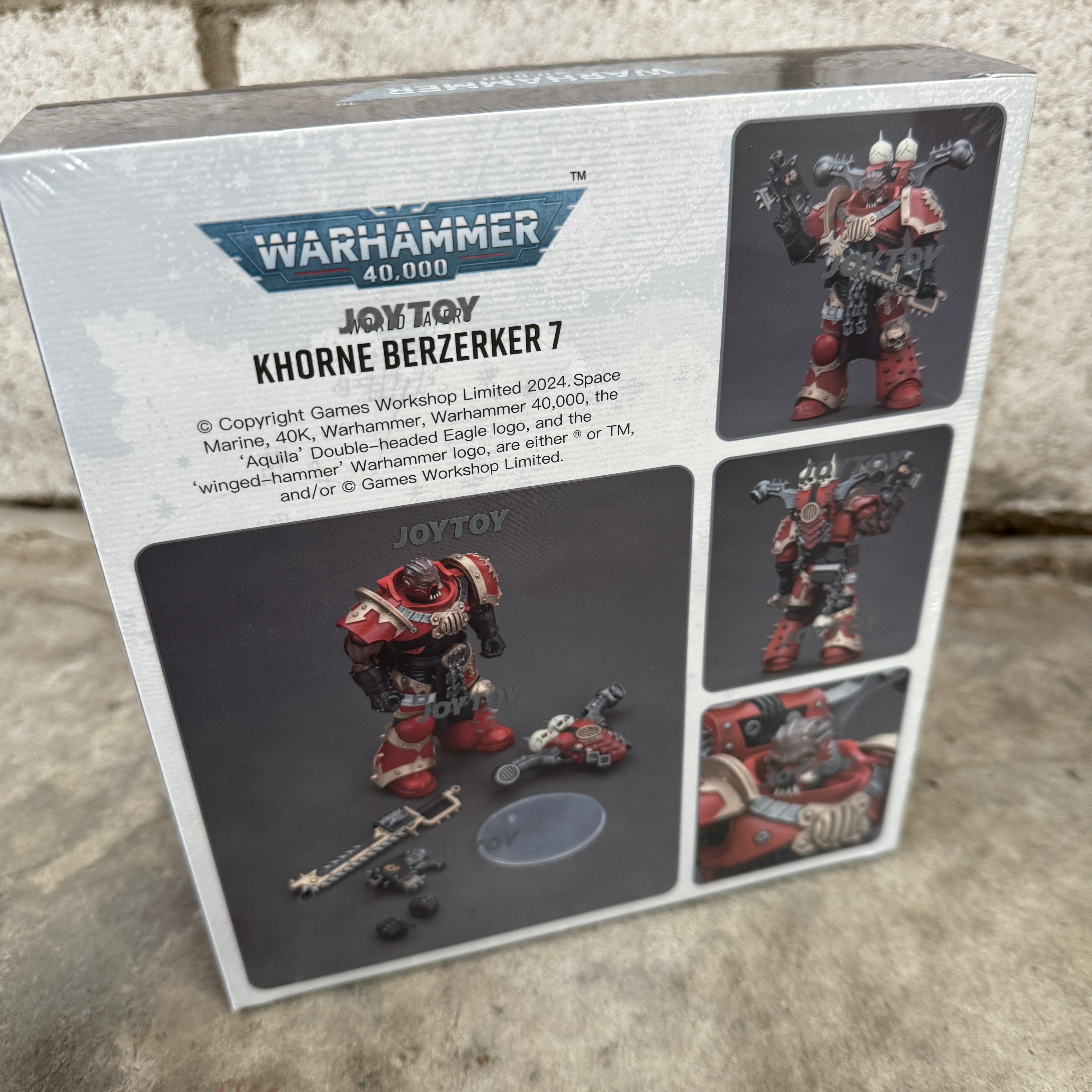 JOYTOY 1/18 Warhammer World Eaters Khorne Berzerker 7