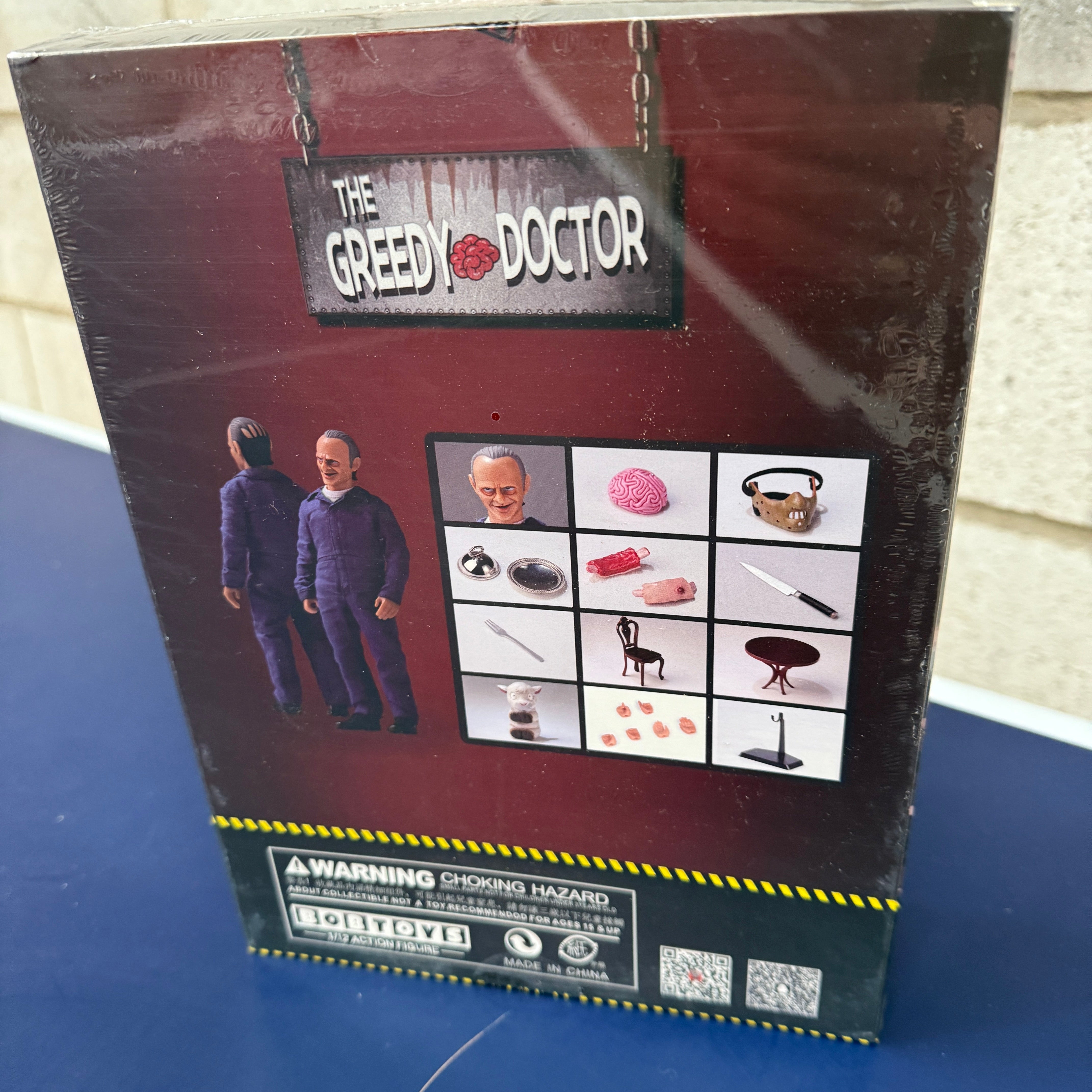 Bobtoys Greedy Doctor 1/12 Action Figure Hannibal Lecter