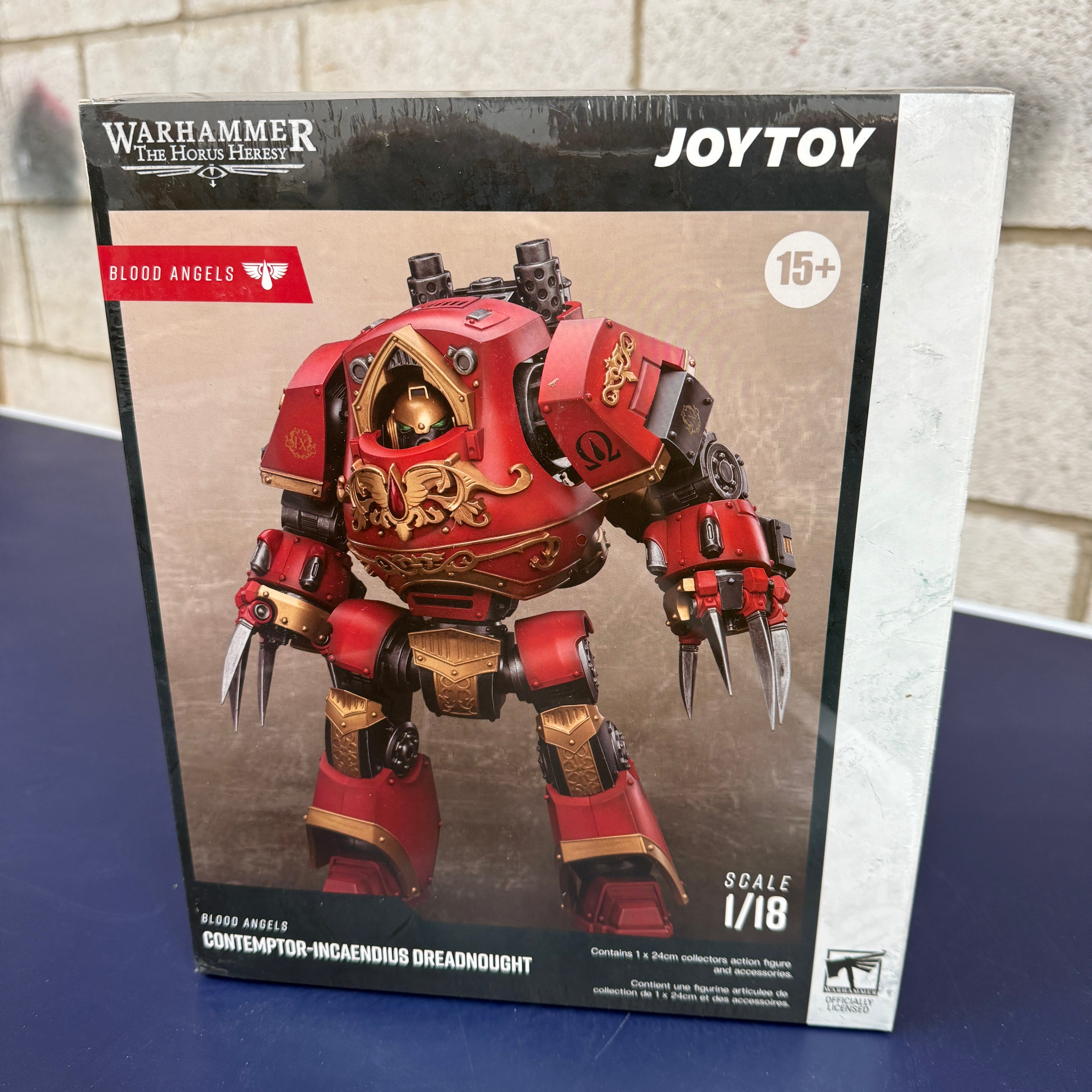 JOYTOY 1/18 Warhammer Blood Angels Contemptor-Incaendius Dreadnought
