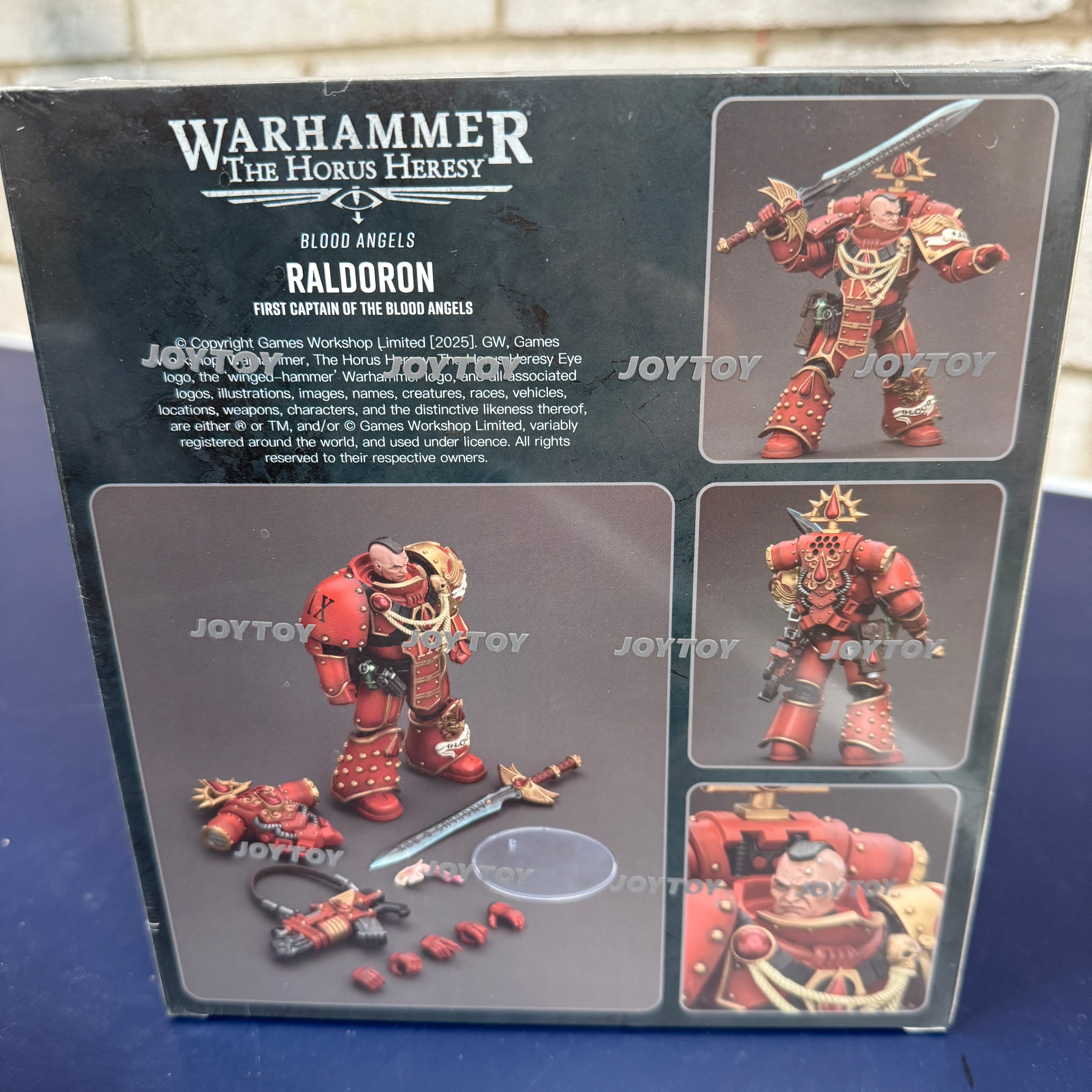 JOYTOY 1/18 Warhammer Blood Angels Raldoron First Captain of the Blood Angels
