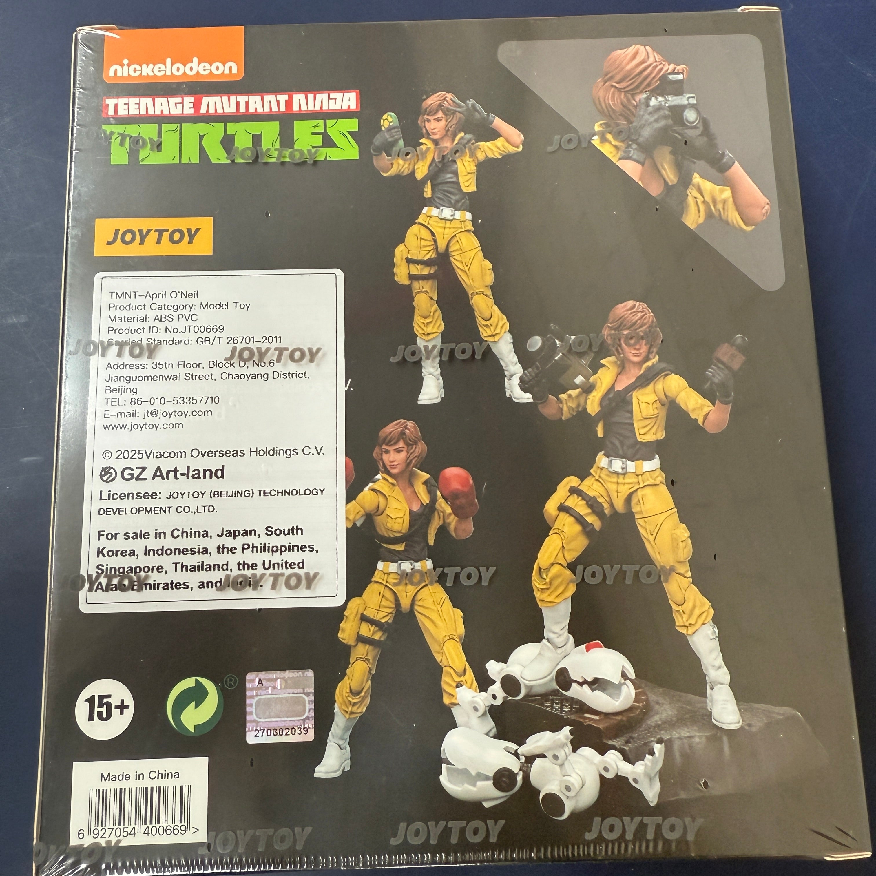 JOYTOY Teenage Mutant Ninja Turtles April O'Neil Action Figure