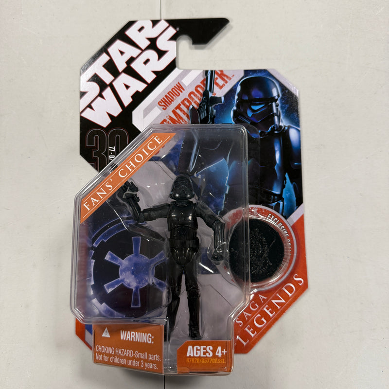 Star Wars 30th Anniversary Shadow Stormtrooper saga Legends