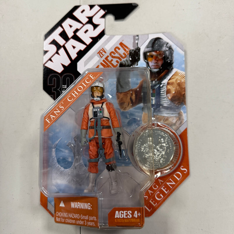 Star Wars 30th Anniversary Zev Senesca Saga Legends