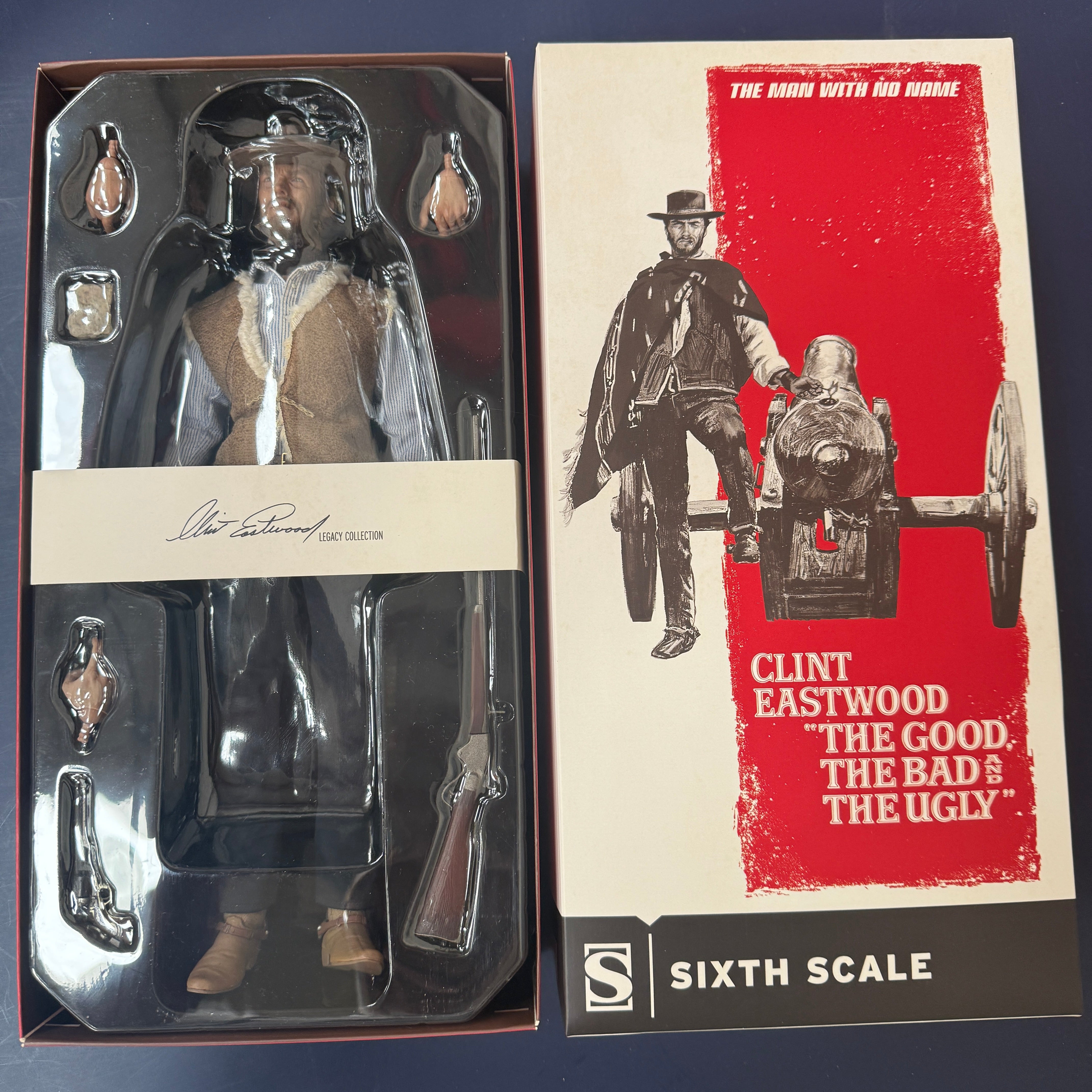 Sideshow Colletibles Clint Eastwood The Good The Bad & The Ugly The Man With No Name 1/6 Scale Collectible Figure
