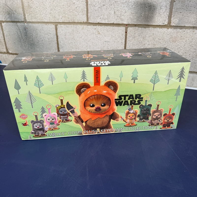 Hot Toys Ewoks Cosbi Plush Keychain Collection Blind Box CASE OF 8