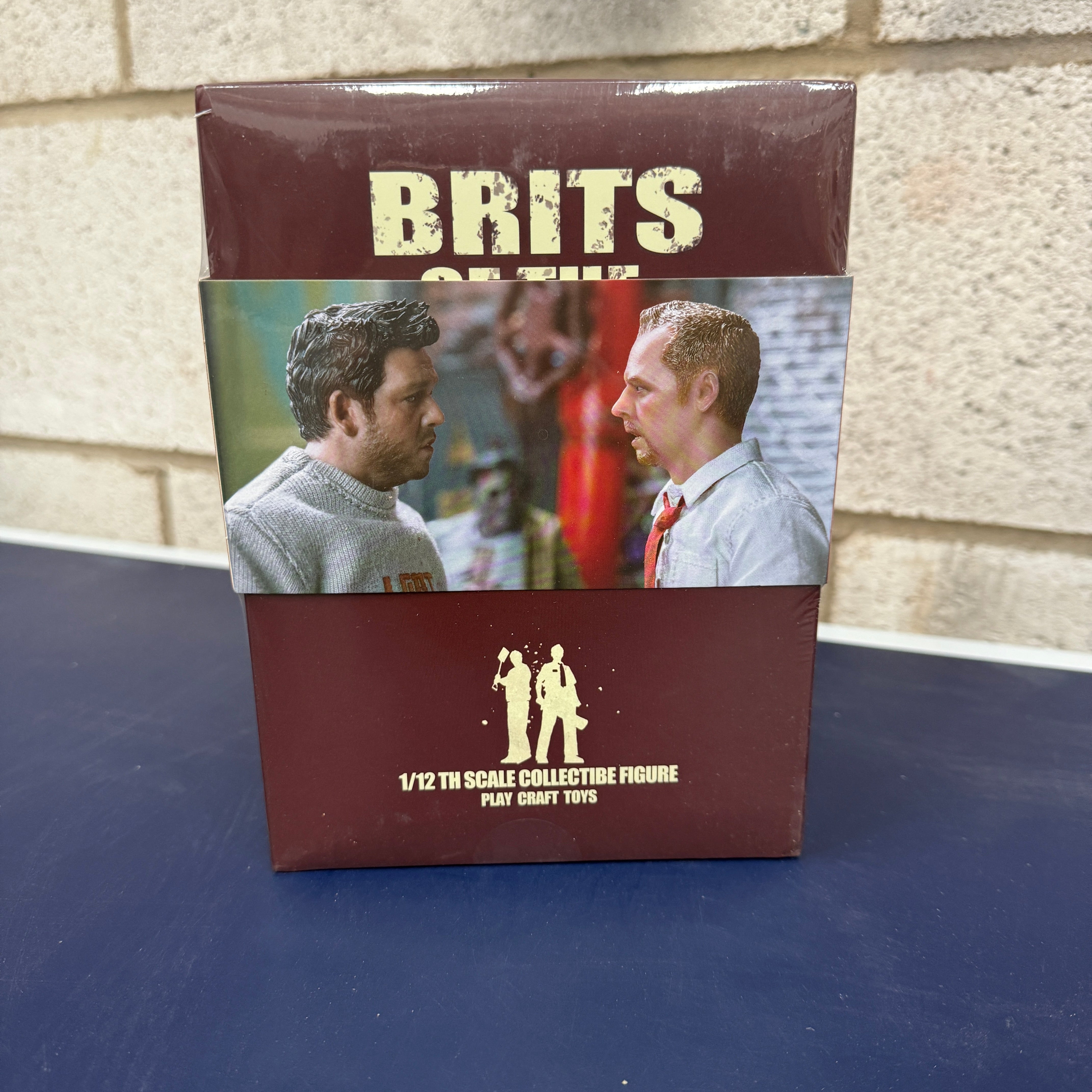 Play Craft Toys Brits of the Dead Shaun and Ed 2-Pack 1/12 Scale Collectible Figure Set