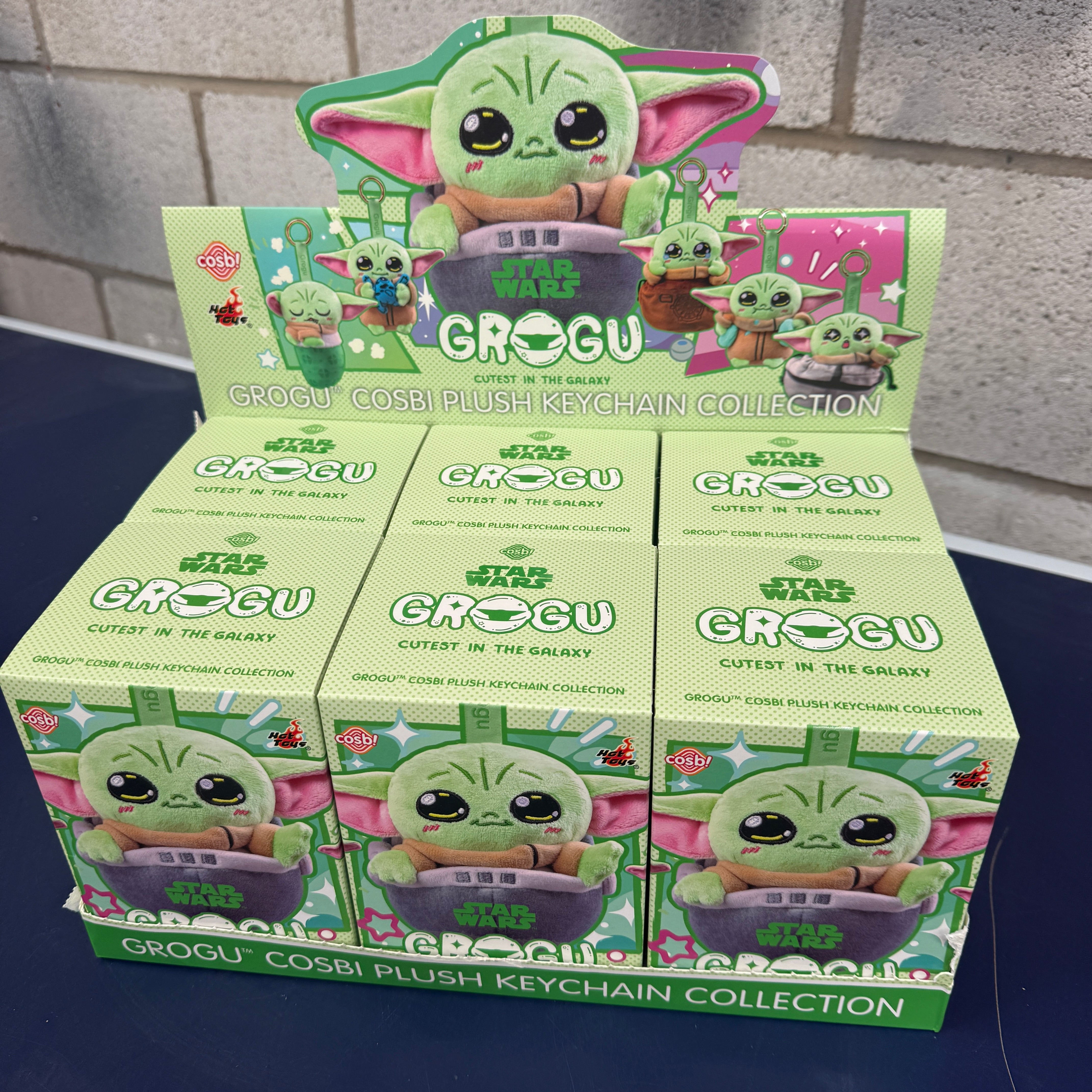 Hot Toys Cosbi Grogu Plush Keychain Collection Blind Box RANDOM SINGLE BLIND BOX